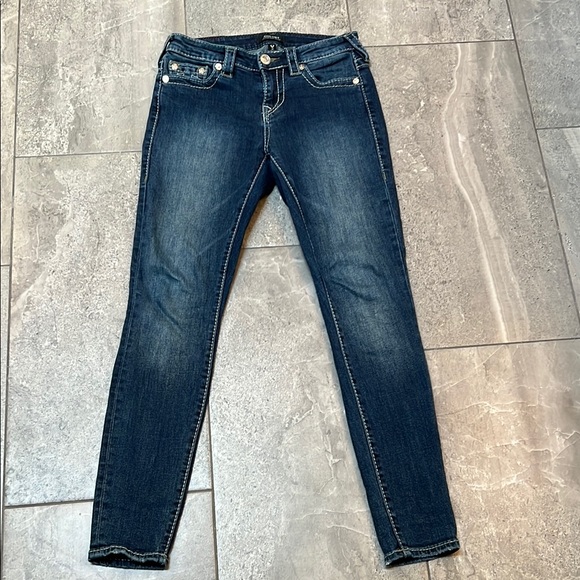 True Religion Jennie Curvy Mid Rise Super Skinny Jeans - Picture 2 of 10